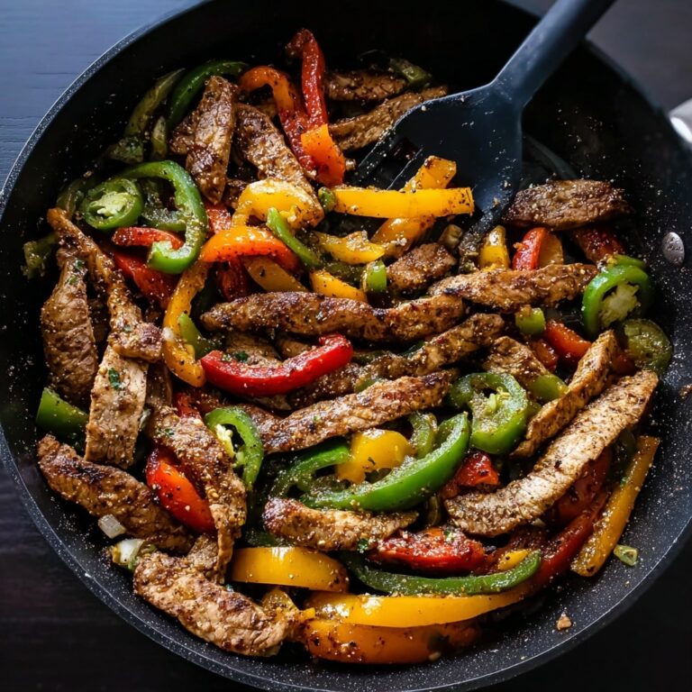 Skillet Chicken Fajitas with Creamy Jalapeño Verde Sauce Recipe