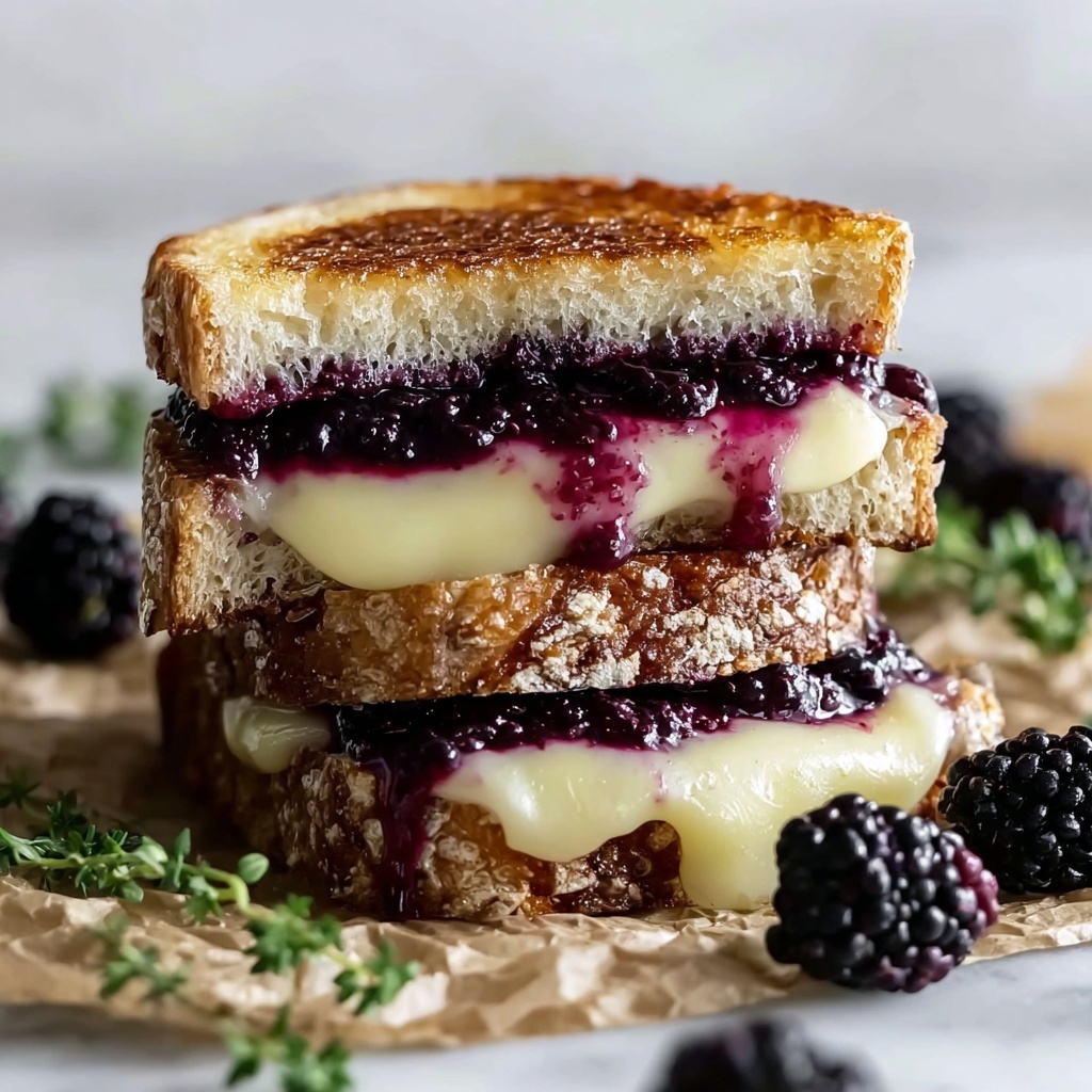 Blackberry Balsamic and Brie Grilled Cheese Recipe - Recipe Image