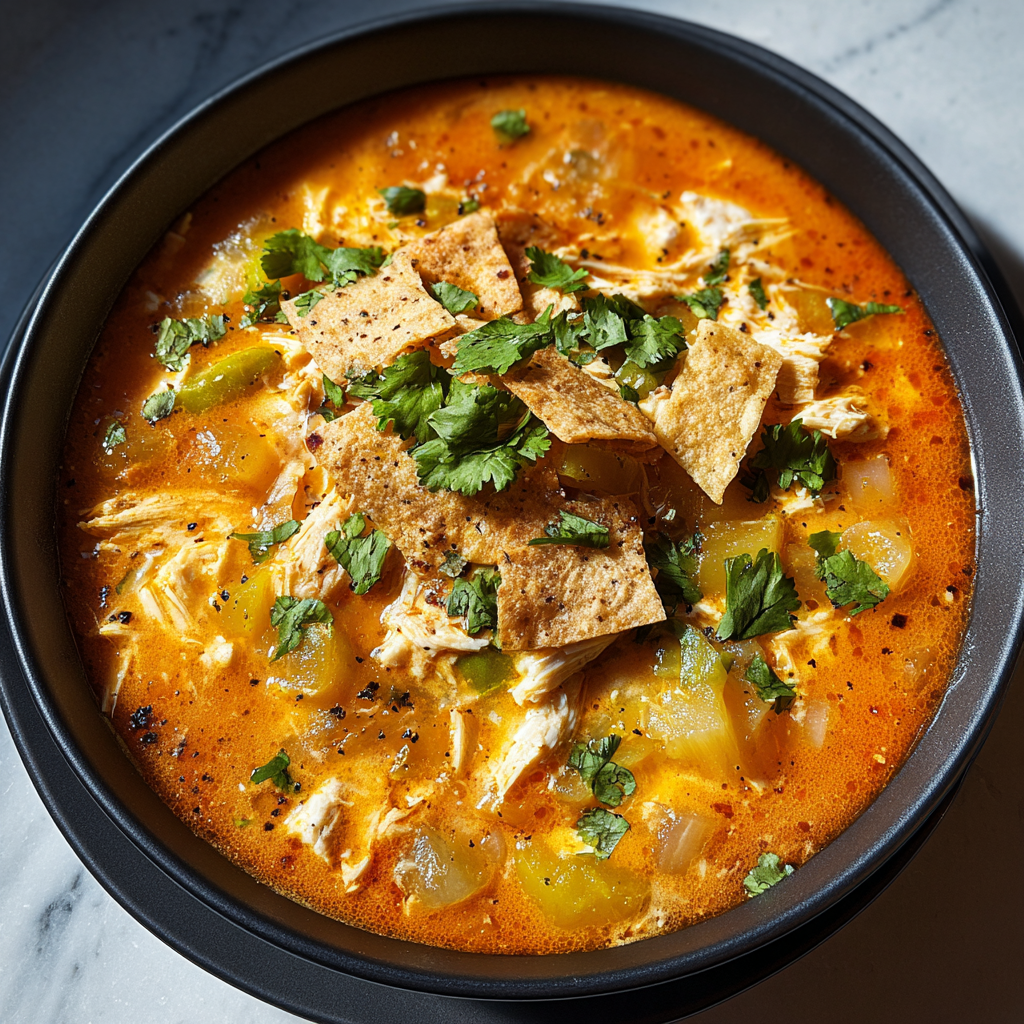 Chicken Tortilla Soup Recipe - Recipe Image