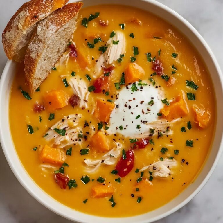 Creamy Chicken Butternut Soup Recipe