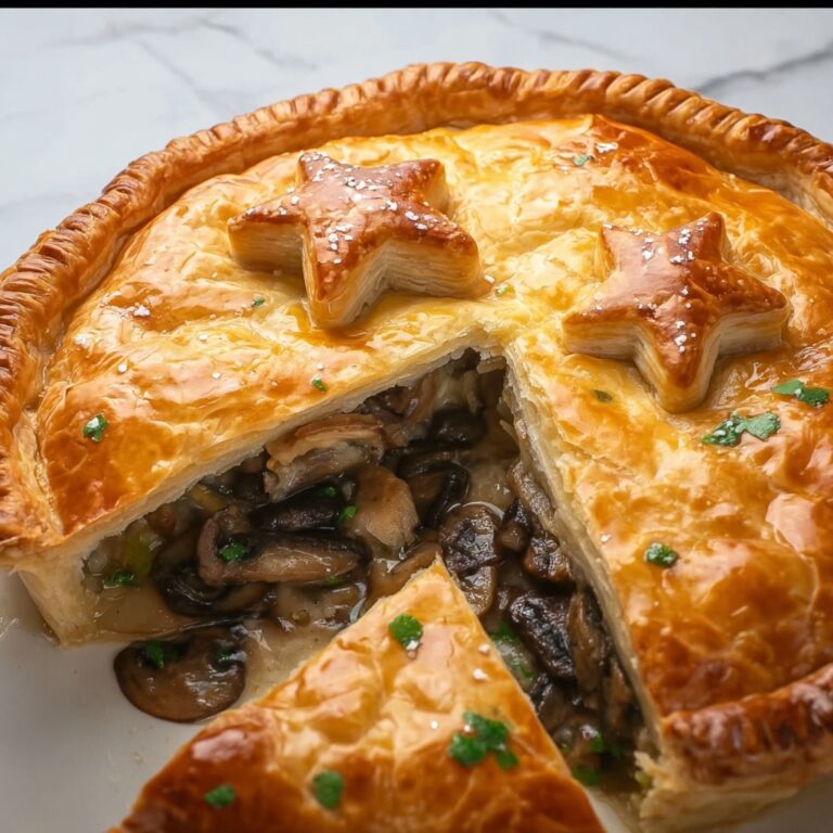 Irish Steak and Mushroom Pie Recipe