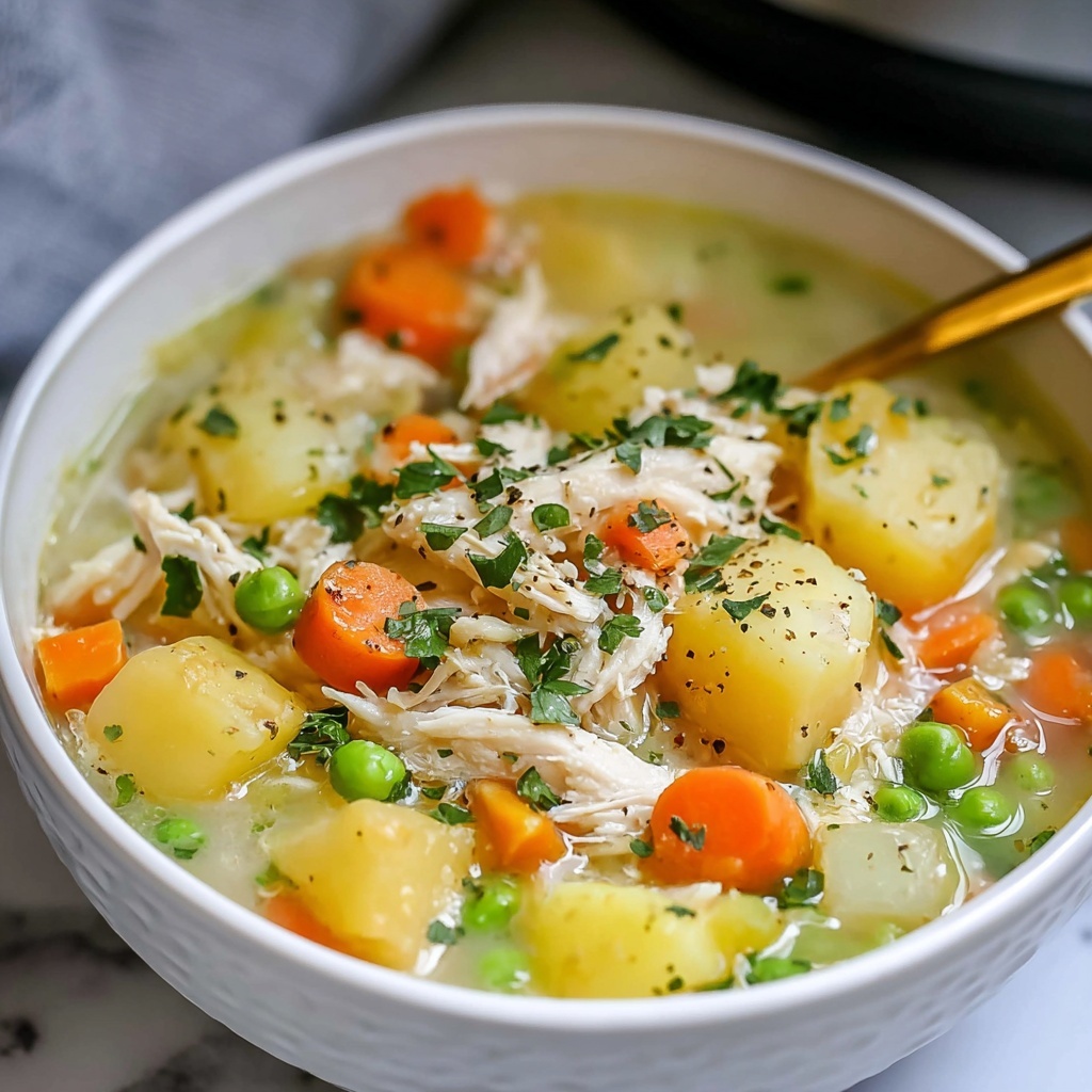 Crockpot Chicken Vegetable Soup Recipe - Recipe Image