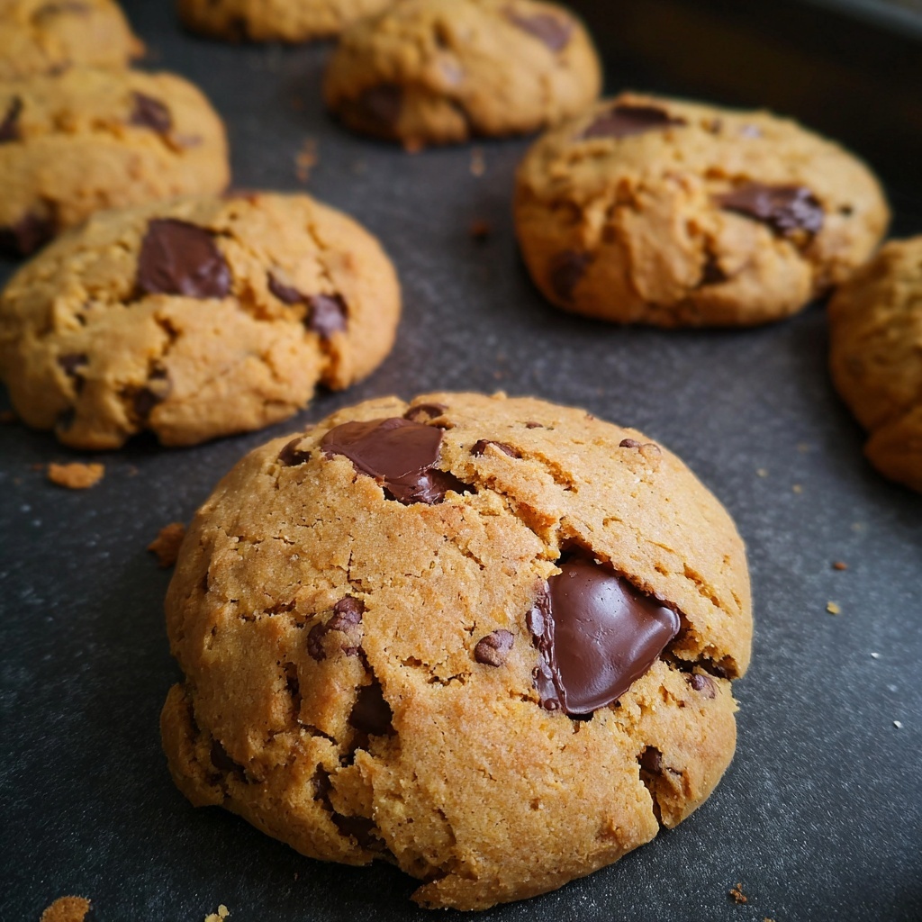 Pumpkin Chocolate Chip Cookies Recipe - Recipe Image