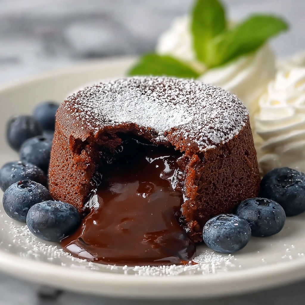 Decadent Air Fryer Chocolate Lava Cakes Recipe - Recipe Image