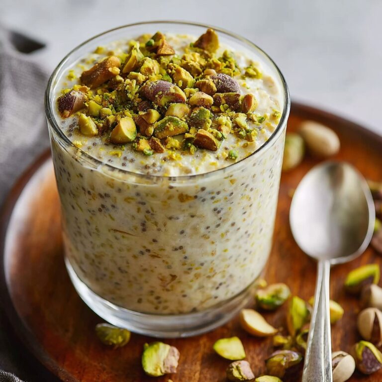 Indian Overnight Oats with Cardamom and Pistachios Recipe