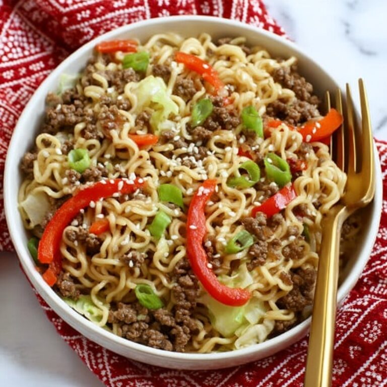 One-Pot Beef Ramen Noodles Recipe