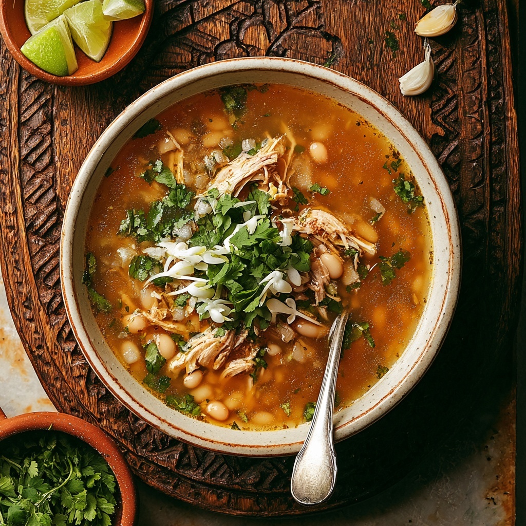 Red Chicken Pozole Soup Recipe - Recipe Image