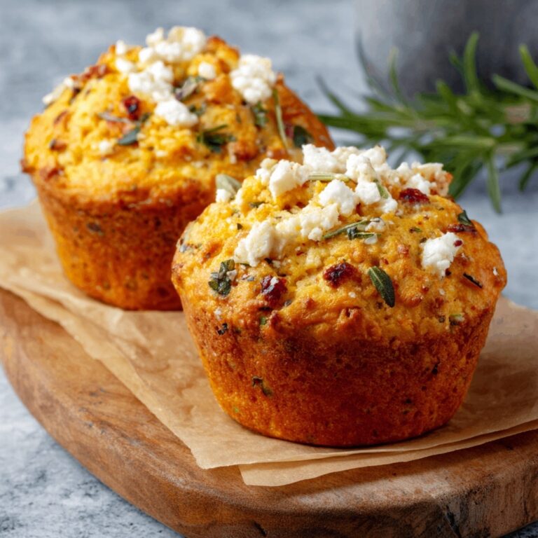 Savory Pumpkin & Feta Muffins Recipe