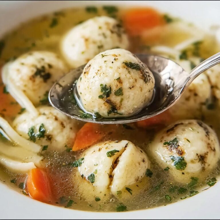 Comforting Homemade Matzo Ball Soup to Warm Your Soul Recipe