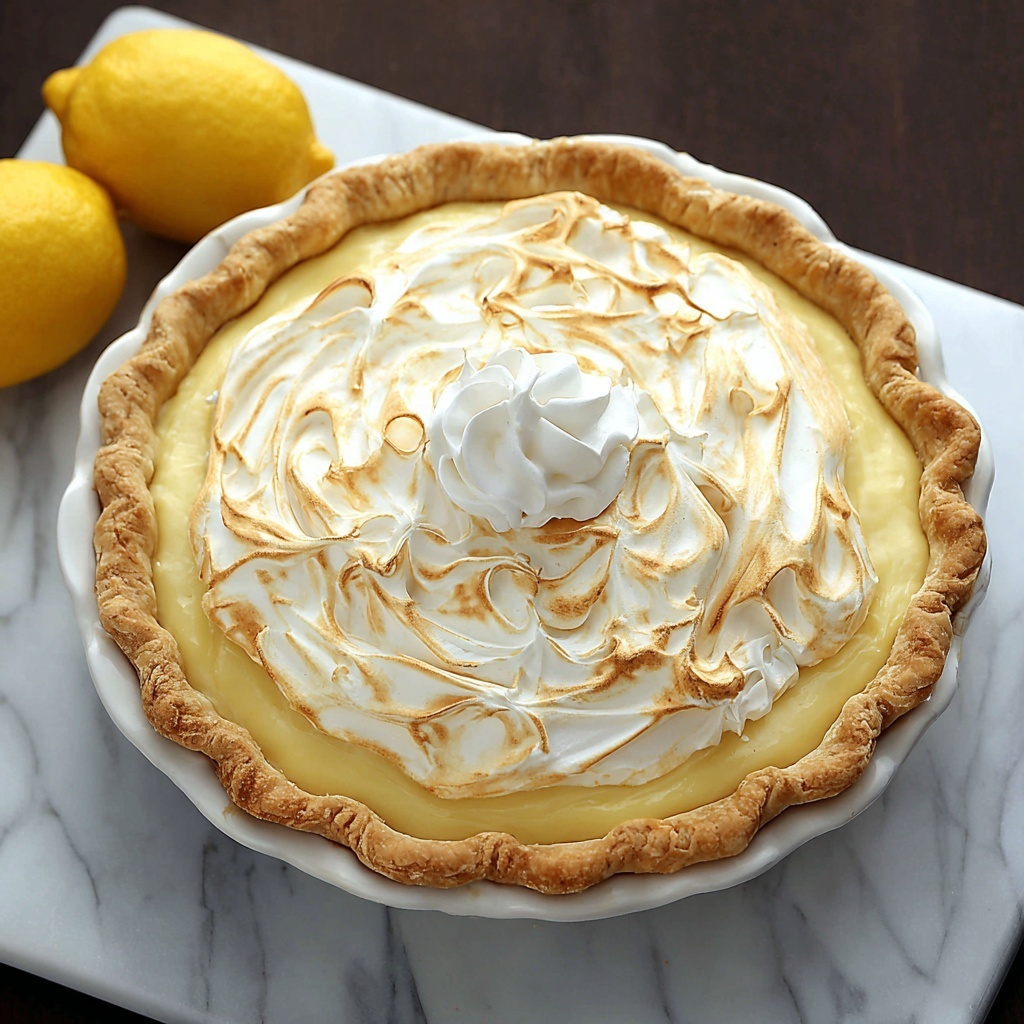 Easy Lemon Cream Pie Recipe - Recipe Image