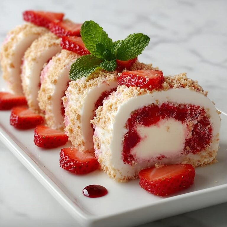 Strawberry Shortcake Cheesecake Sushi Rolls Recipe