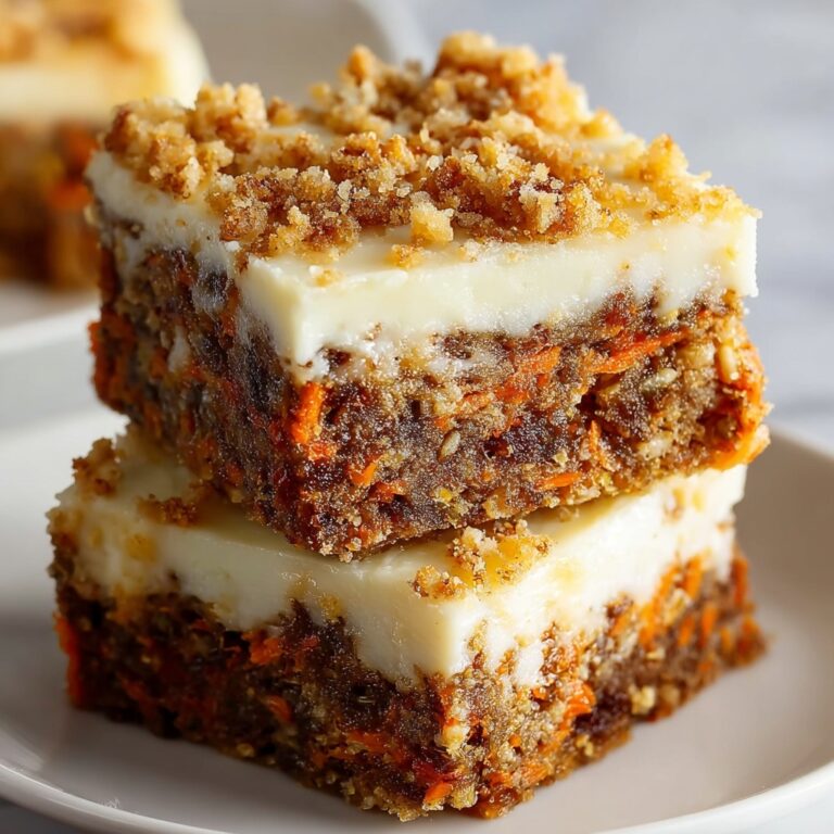 Carrot Cake Cream Cheese Bars Recipe