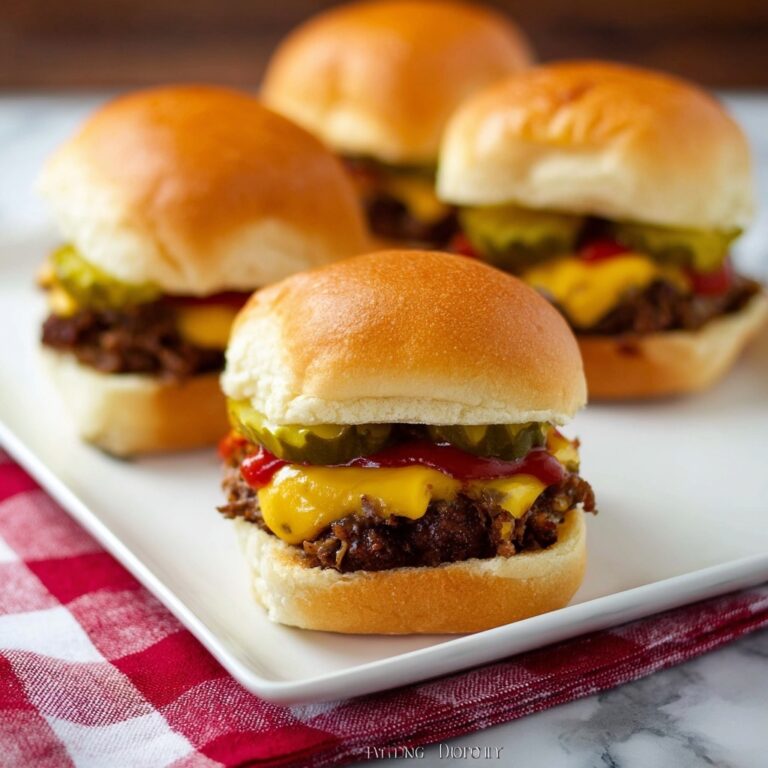 Cheeseburger Sliders Recipe