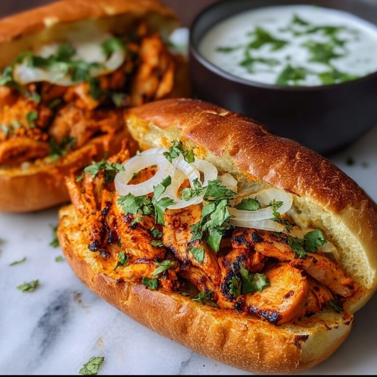Tandoori Chicken Stuffed Bread Recipe