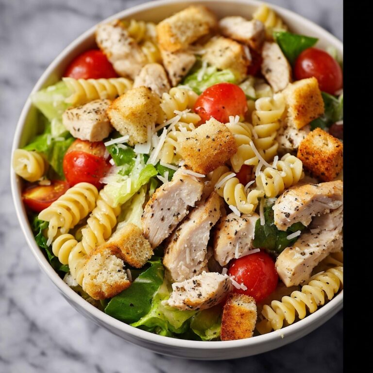 Chicken Caesar Pasta Salad Recipe