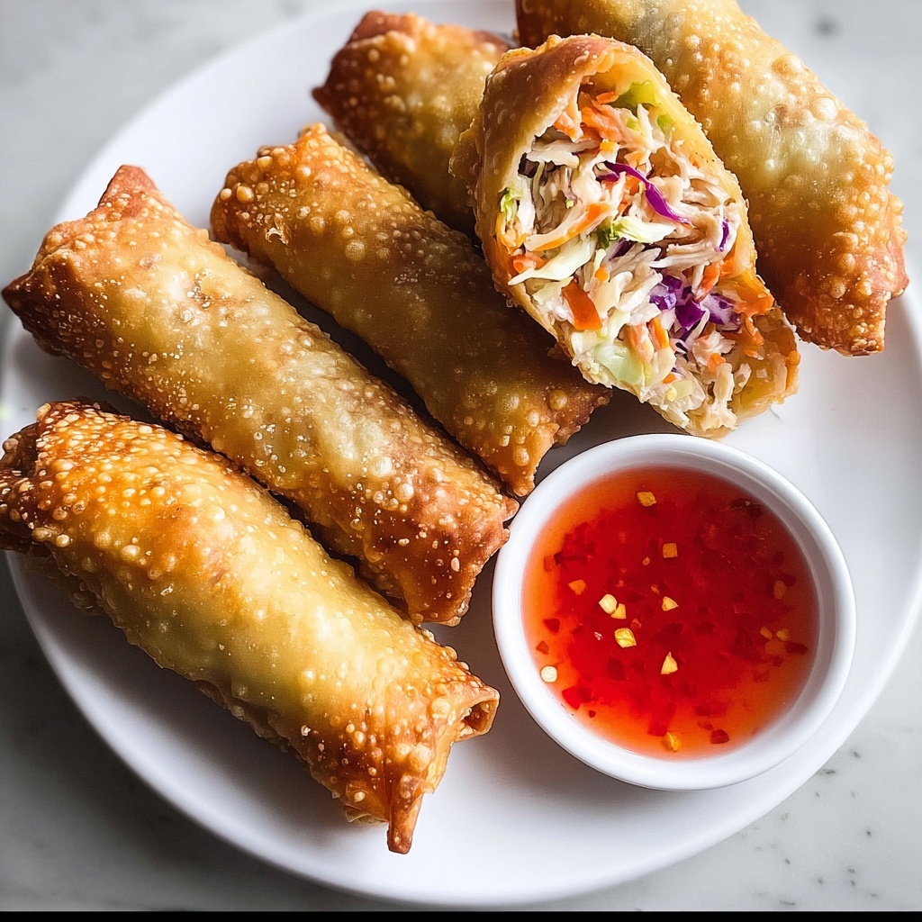 Crispy Chicken Egg Rolls: 7 Irresistible Flavors to Savor Recipe - Recipe Image