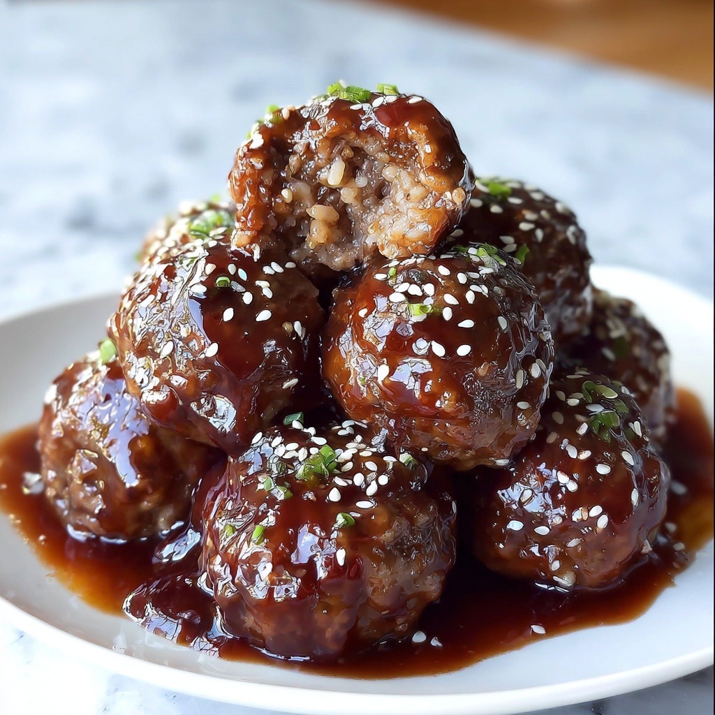 Honey Garlic Meatballs: 7 Irresistible Flavors Await Recipe - Recipe Image