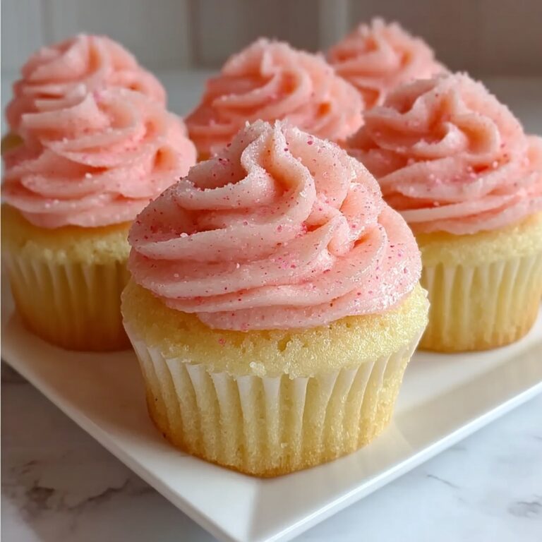 Vanilla Cupcakes with Blush Pink Buttercream Frosting Bliss Recipe