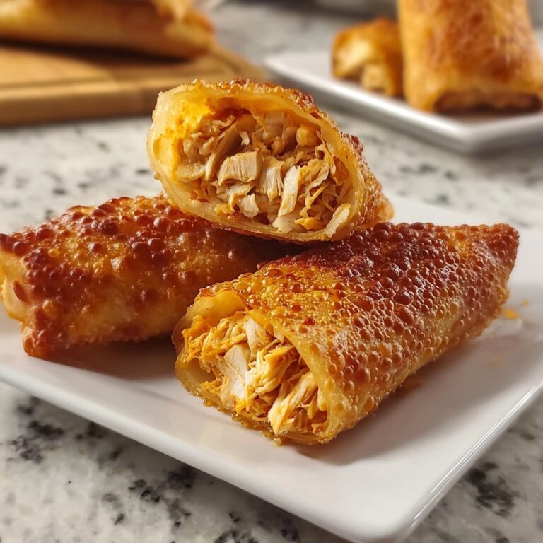Air Fryer Buffalo Chicken Egg Rolls Recipe