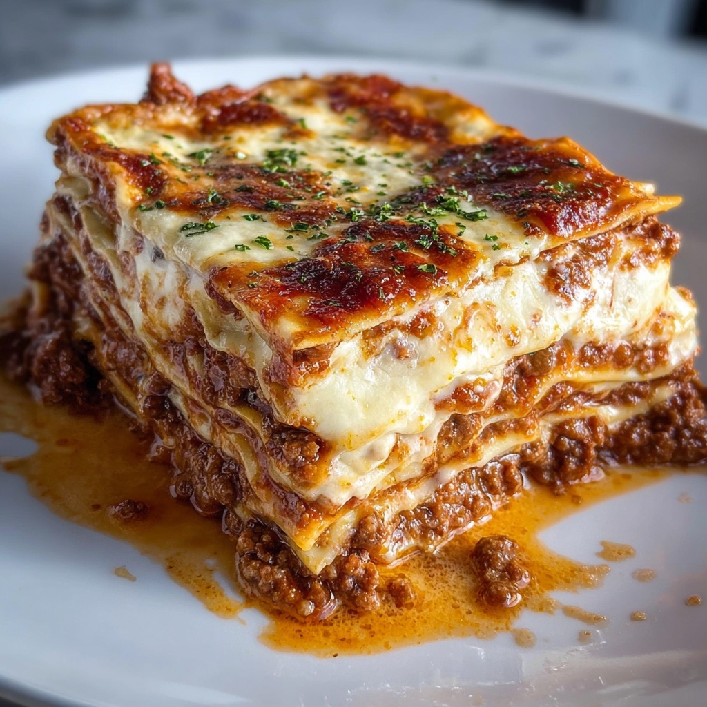Classic Beef Lasagna Recipe - Recipe Image