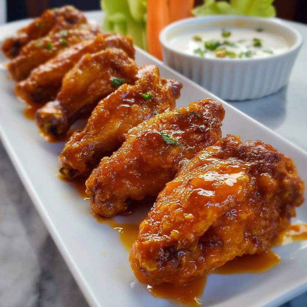 Buffalo Chicken Wings with Peri Peri Sauce Recipe - Recipe Image