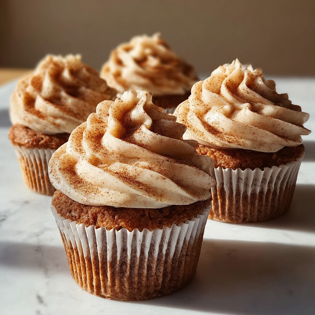Pumpkin Cinnamon Roll Cupcakes Recipe - Recipe Image