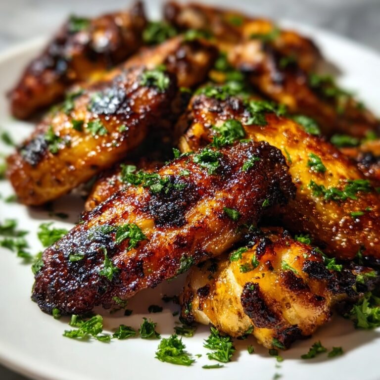 Baked Lemon Garlic Chicken Wings Recipe