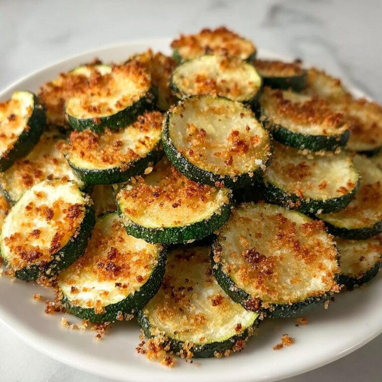 Parmesan Crusted Zucchini Chips Recipe