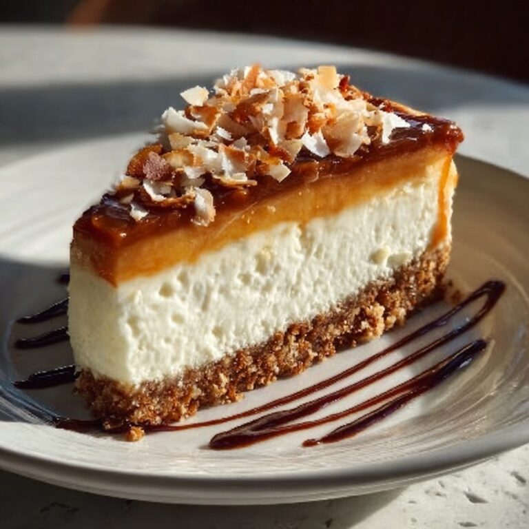 Samoa Cheesecake Recipe