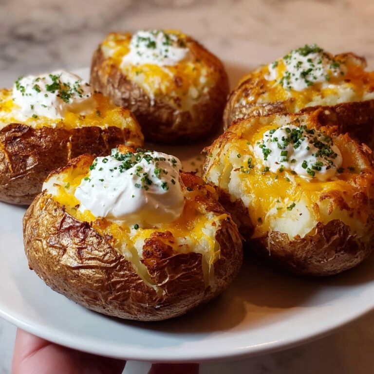 Easy and Cheesy Ranch Baked Potatoes: A Cozy Comfort Dish Recipe