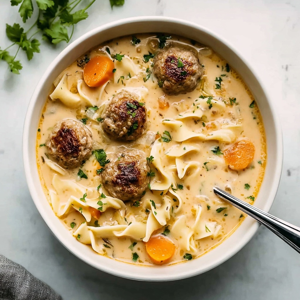 Heartwarming Swedish Meatball Soup for Cozy Nights Recipe - Recipe Image