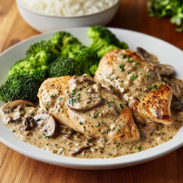 Mushroom Asiago Chicken in 30 Minutes Recipe