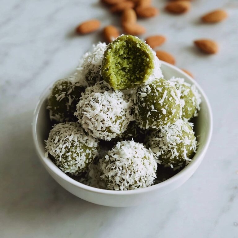 Delicious Matcha Coconut Protein Balls for Quick Energy Boost Recipe