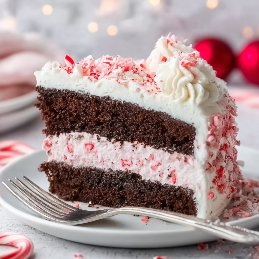 Festive Peppermint Cake Recipe - Recipe Image