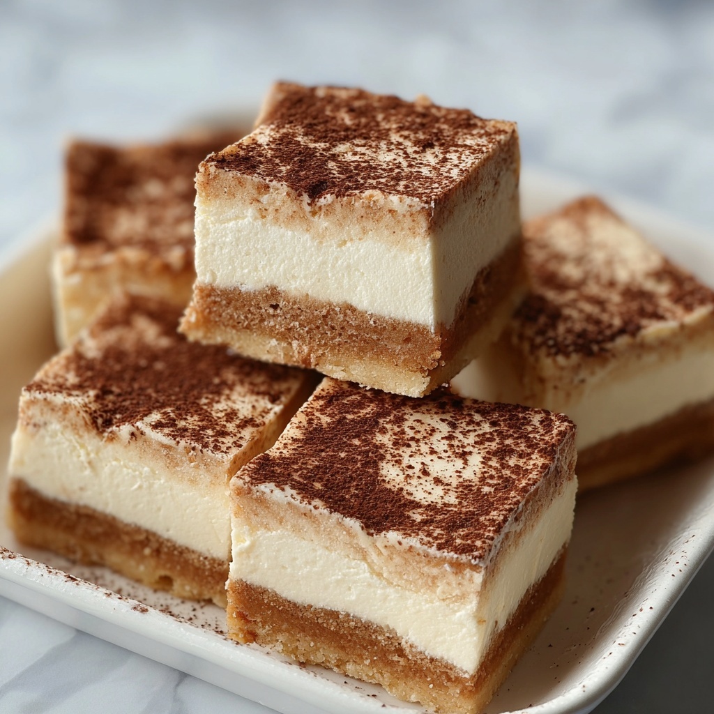 Cinnamon Churro Cheesecake Bars Recipe - Recipe Image