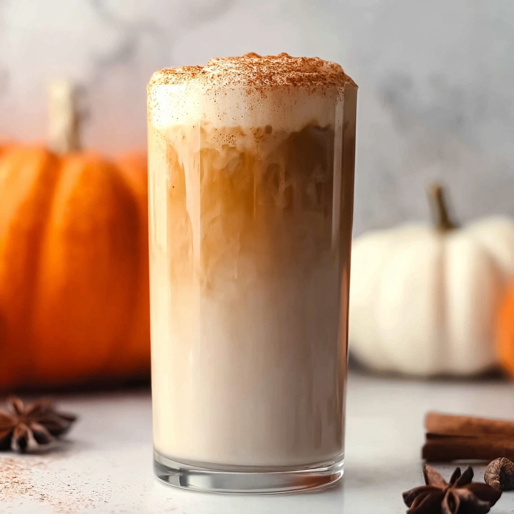 Iced Pumpkin Cream Chai Tea Latte Recipe - Recipe Image