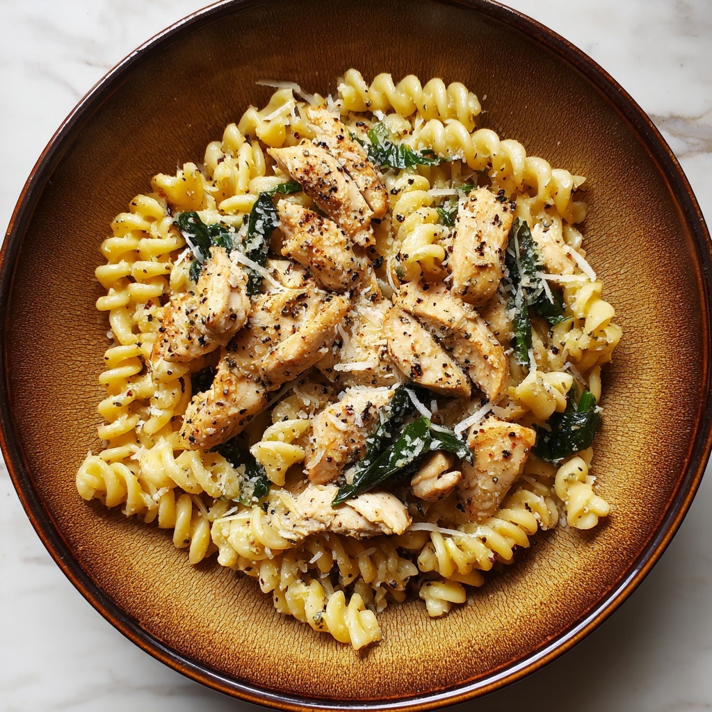 Crockpot Garlic Parmesan Chicken Pasta Recipe - Recipe Image