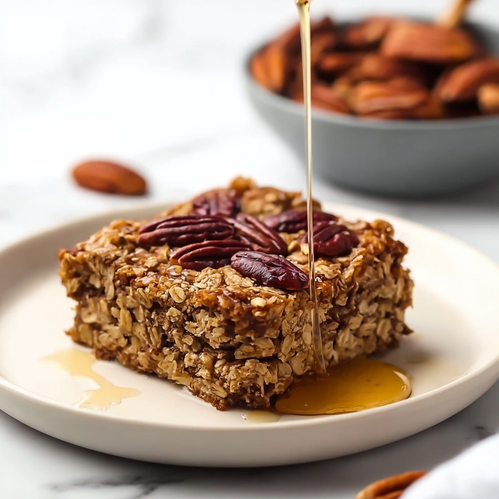 Pecan Pie Baked Oatmeal Recipe - Recipe Image