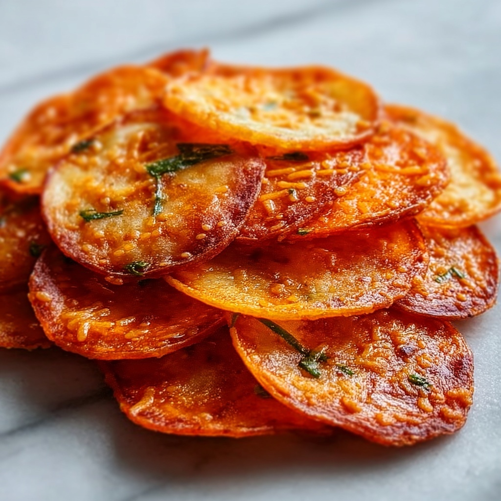 Keto Pepperoni Cheese Crisps: A Delicious Low-Carb Snack Recipe - Recipe Image