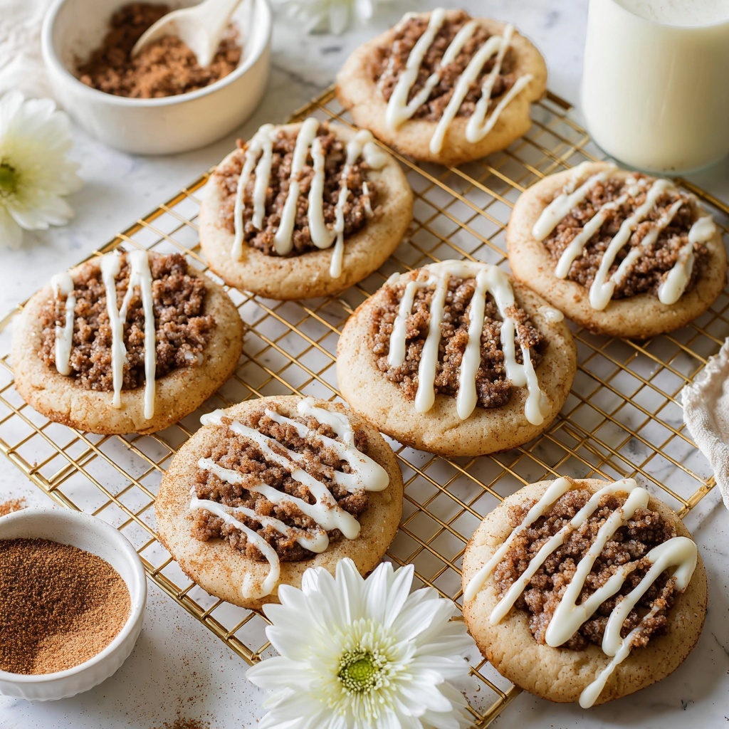 Coffee Cake Cookies with Streusel and Icing Recipe - Recipe Image