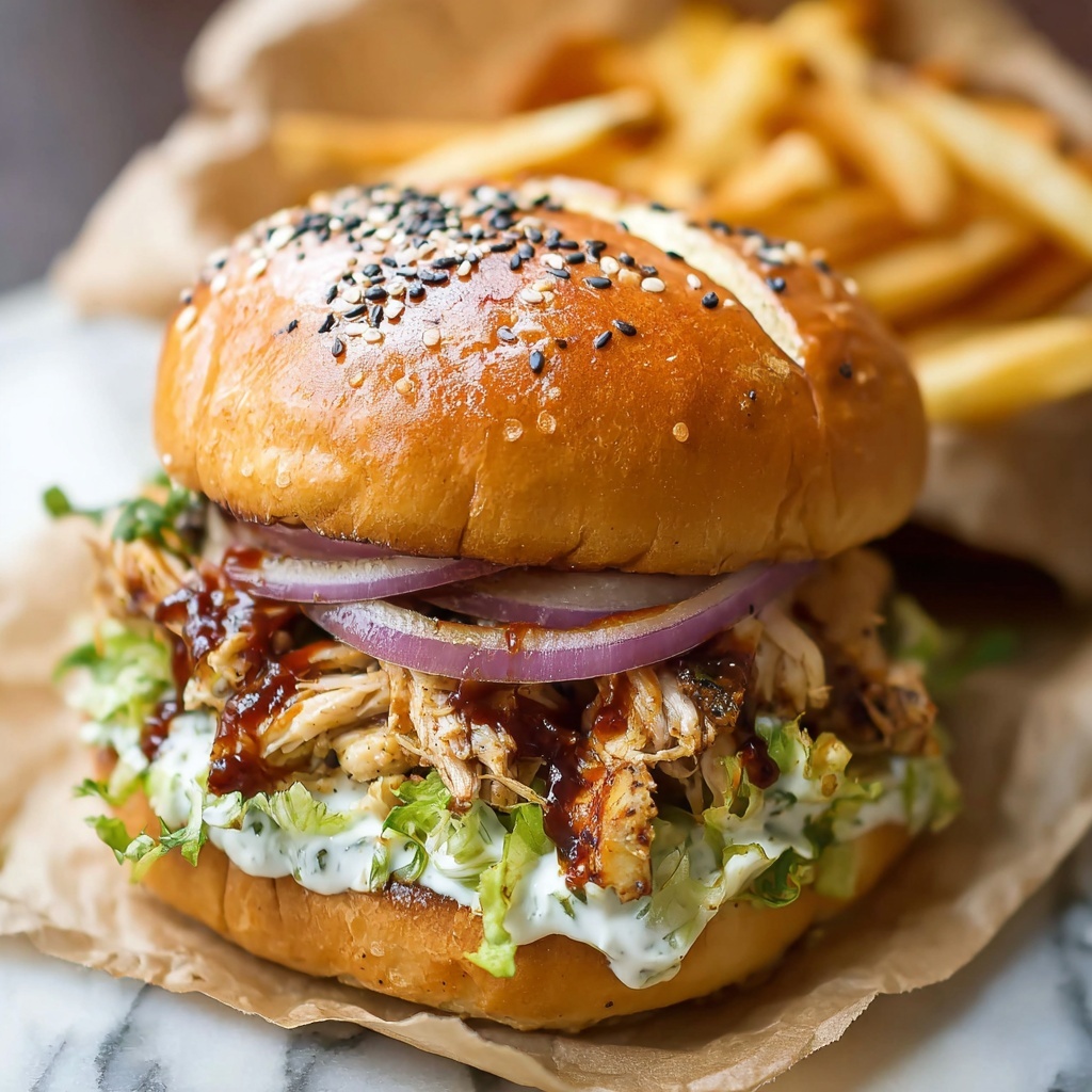 BBQ Ranch Chicken Sandwich Recipe - Recipe Image