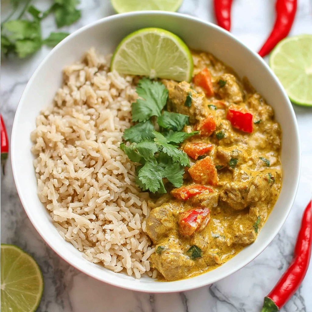 Thai Slow Cooker Chicken with Butternut Squash and Coconut Curry Recipe - Recipe Image