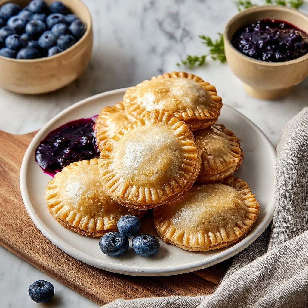Irresistible Air Fryer Blueberry Hand Pies Recipe - Recipe Image