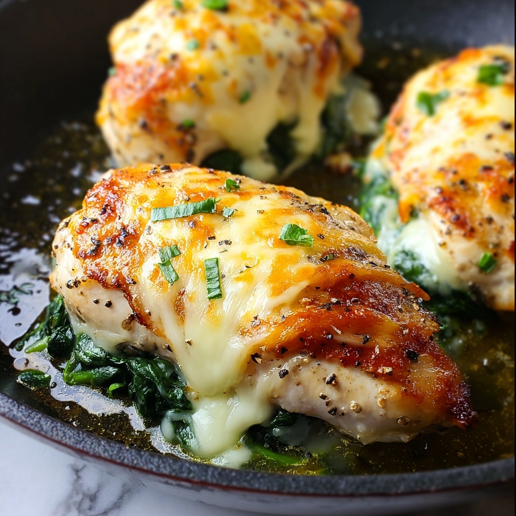 Spinach Stuffed Chicken Breast Recipe - Recipe Image