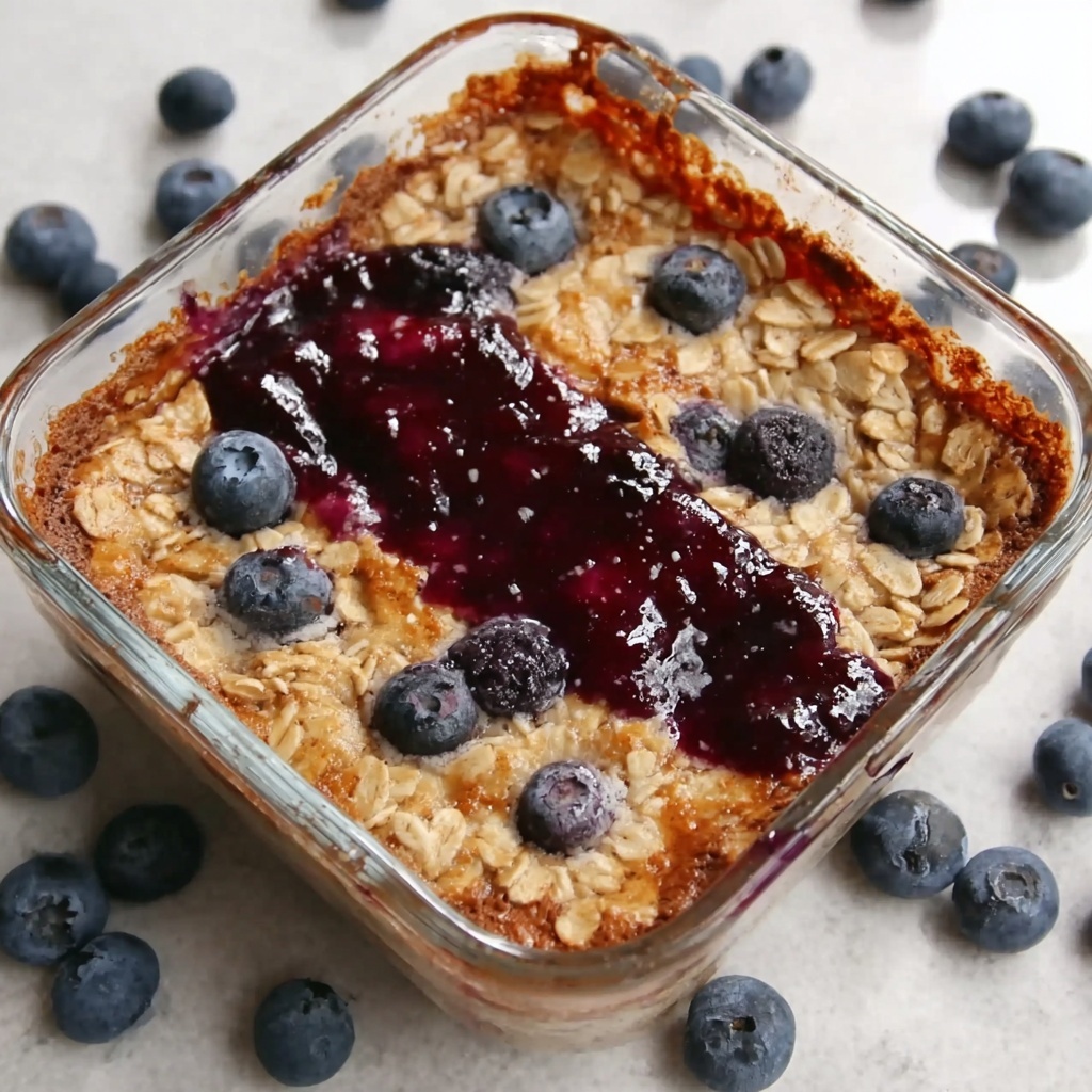 Blueberry Baked Oats Recipe - Recipe Image