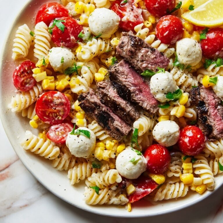 Chimichurri Steak Pasta Salad Recipe
