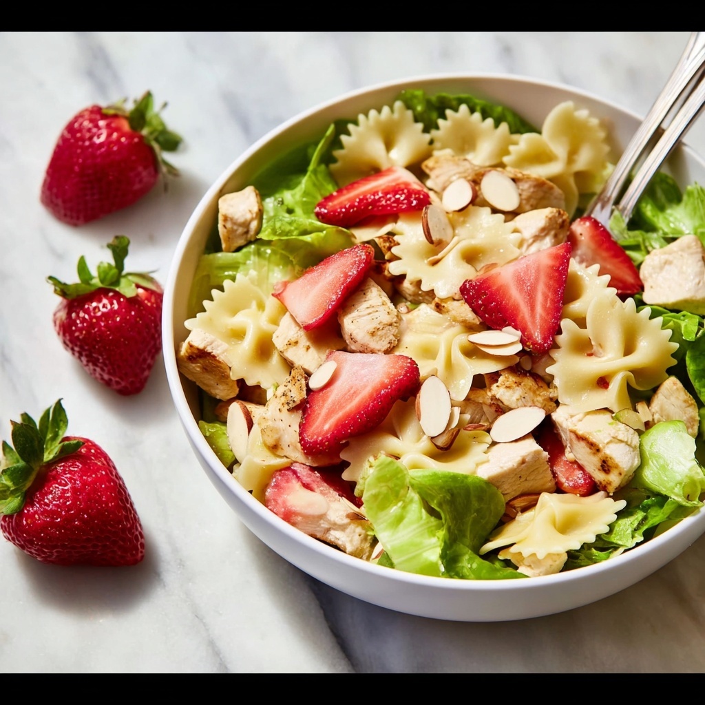 Chicken Strawberry Pasta Salad Recipe - Recipe Image