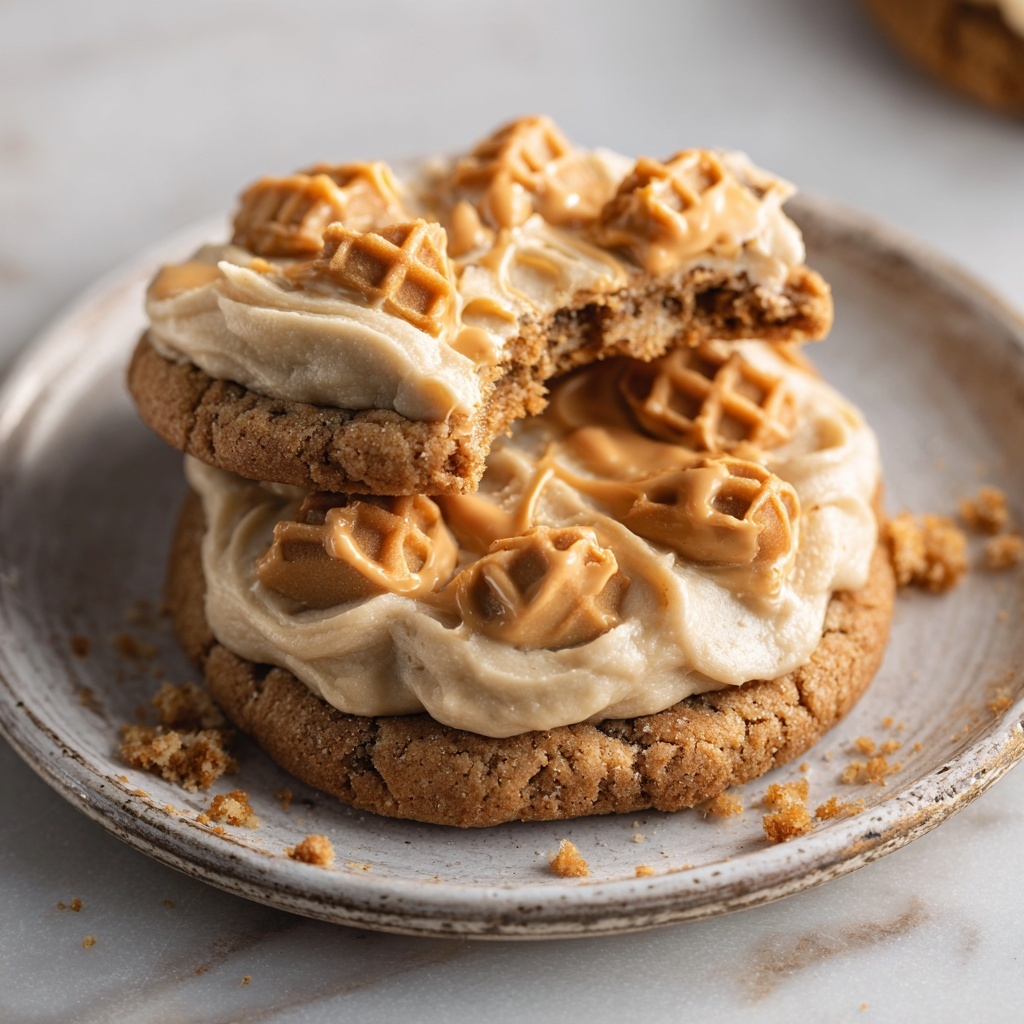 Cookie Butter Cheesecake Cookies Recipe - Recipe Image