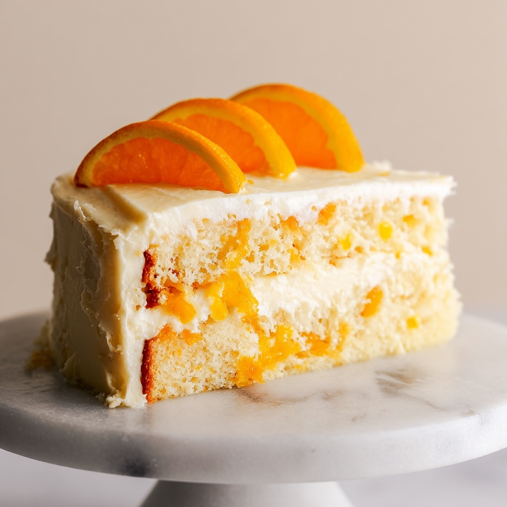 Mandarin Orange Cake Recipe - Recipe Image