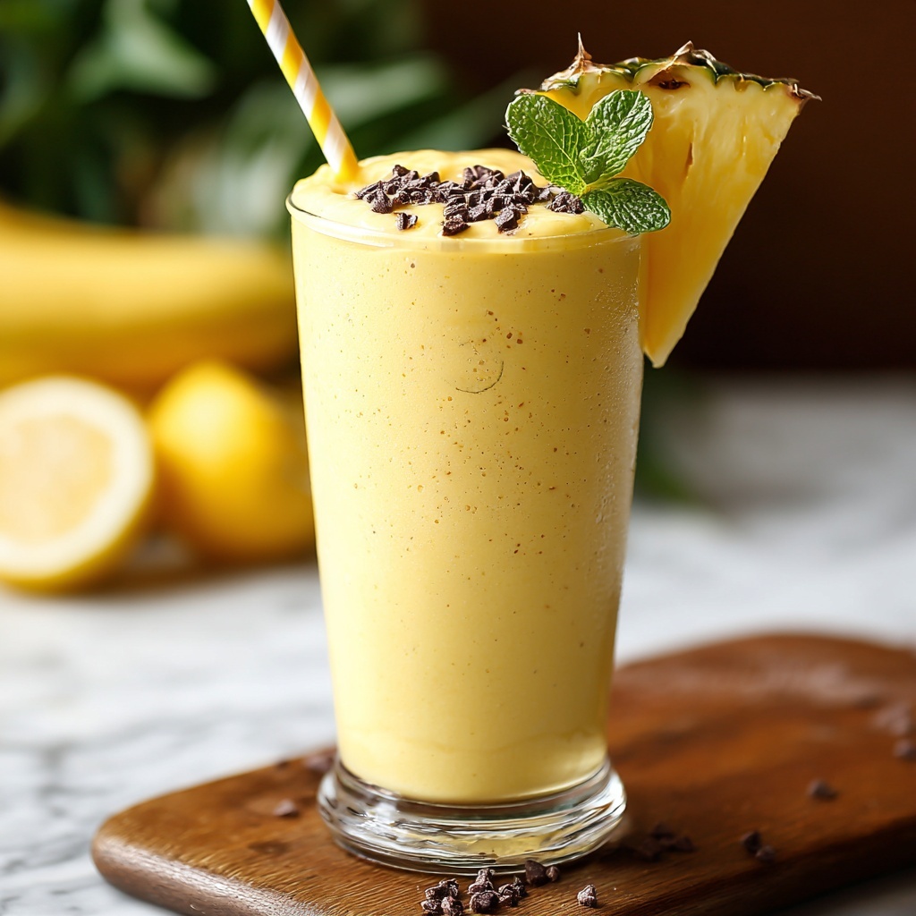 Tropical Fruit Smoothie Recipe - Recipe Image